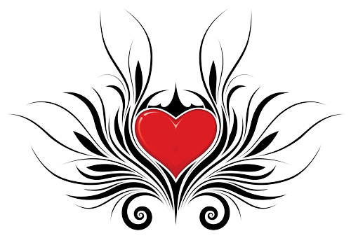Heart Tattoos Transparent PNG Image