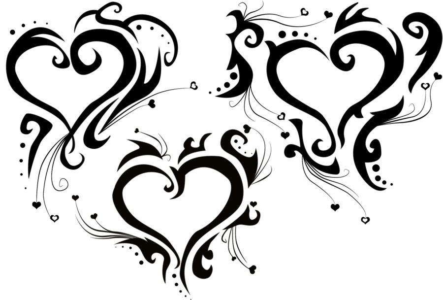 Heart Tattoos High-Quality Transparent PNG Image