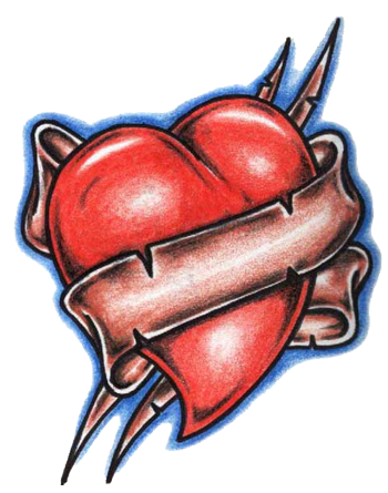 Heart Tattoos Transparent PNG Image
