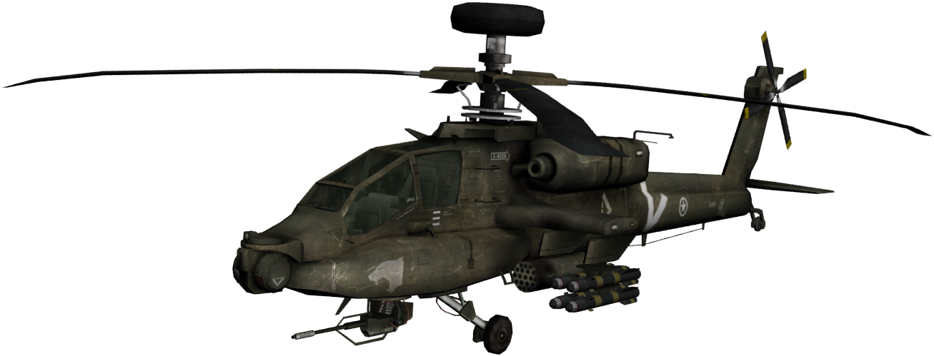 Apache Helicopter Boeing Ah64 Rotor Transparent PNG Image