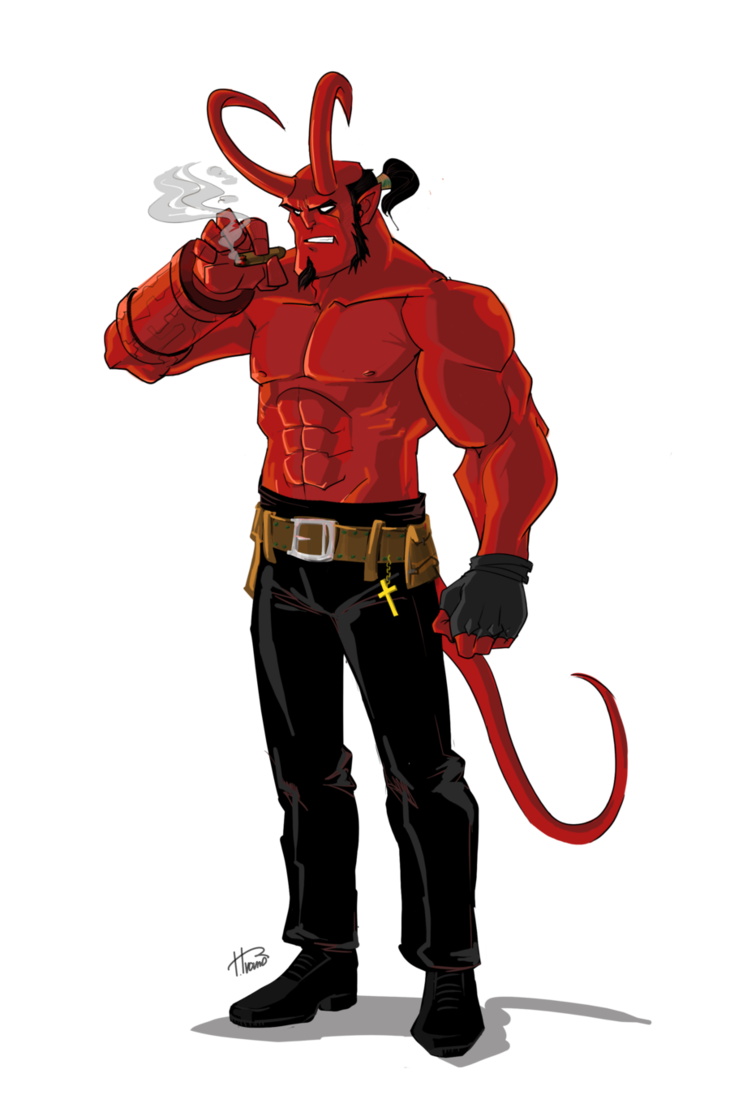 Hellboy Background Transparent PNG Image