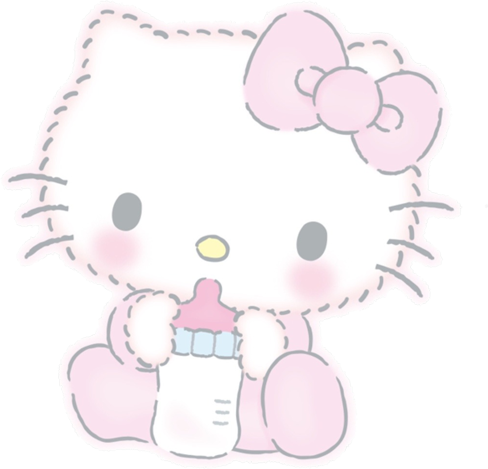 Kitty Hello Transparent PNG Image