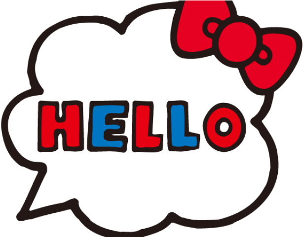 Kitty Hello Transparent PNG Image
