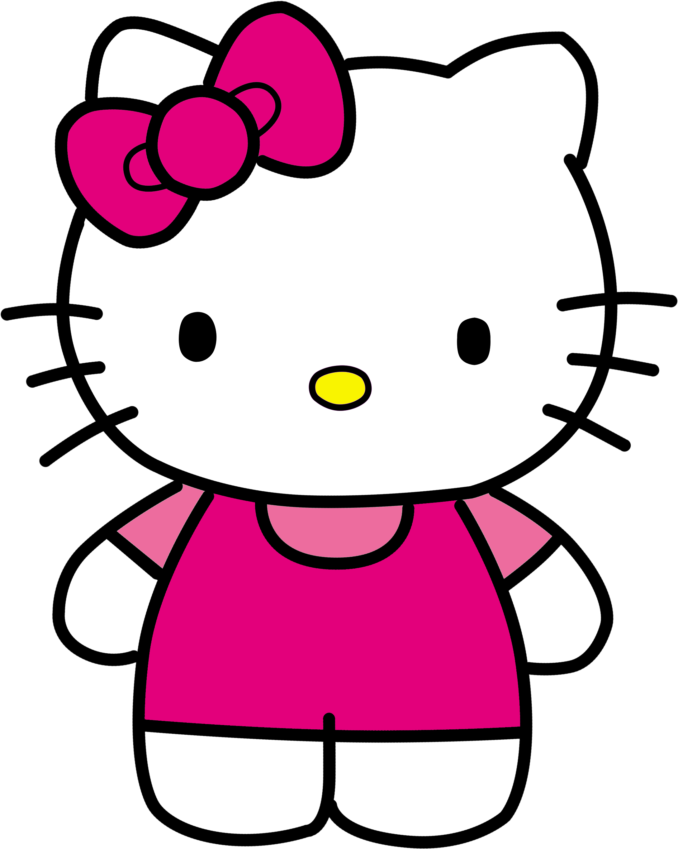 Pink Kitty Transparent PNG Image