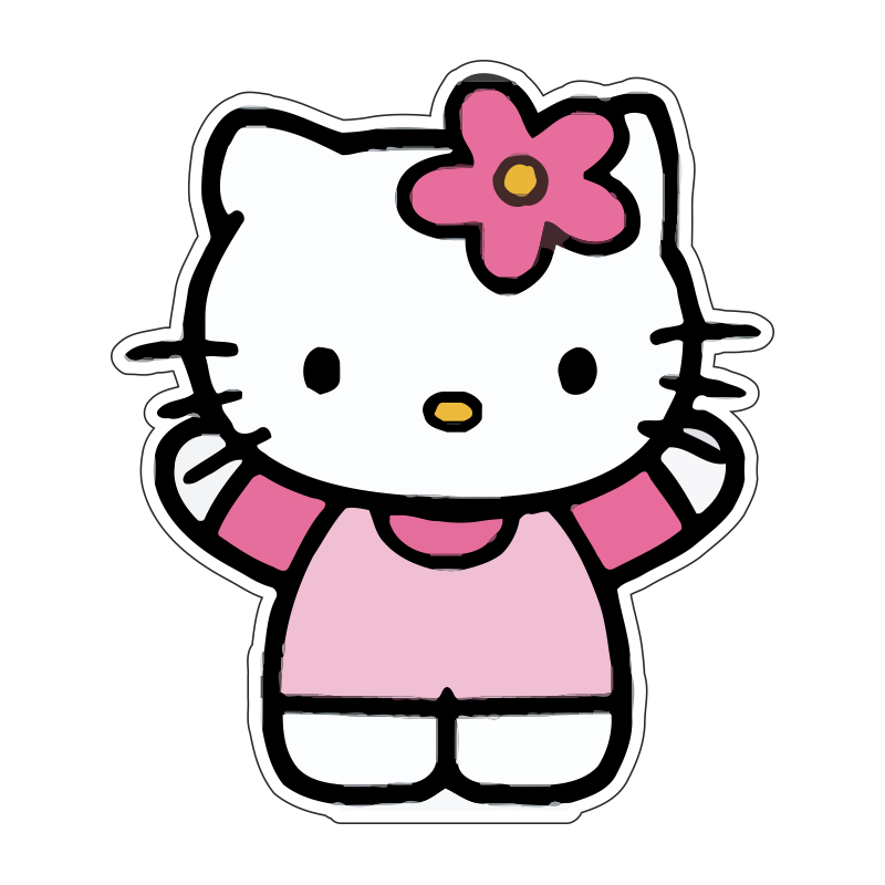 Pink Kitty Transparent PNG Image