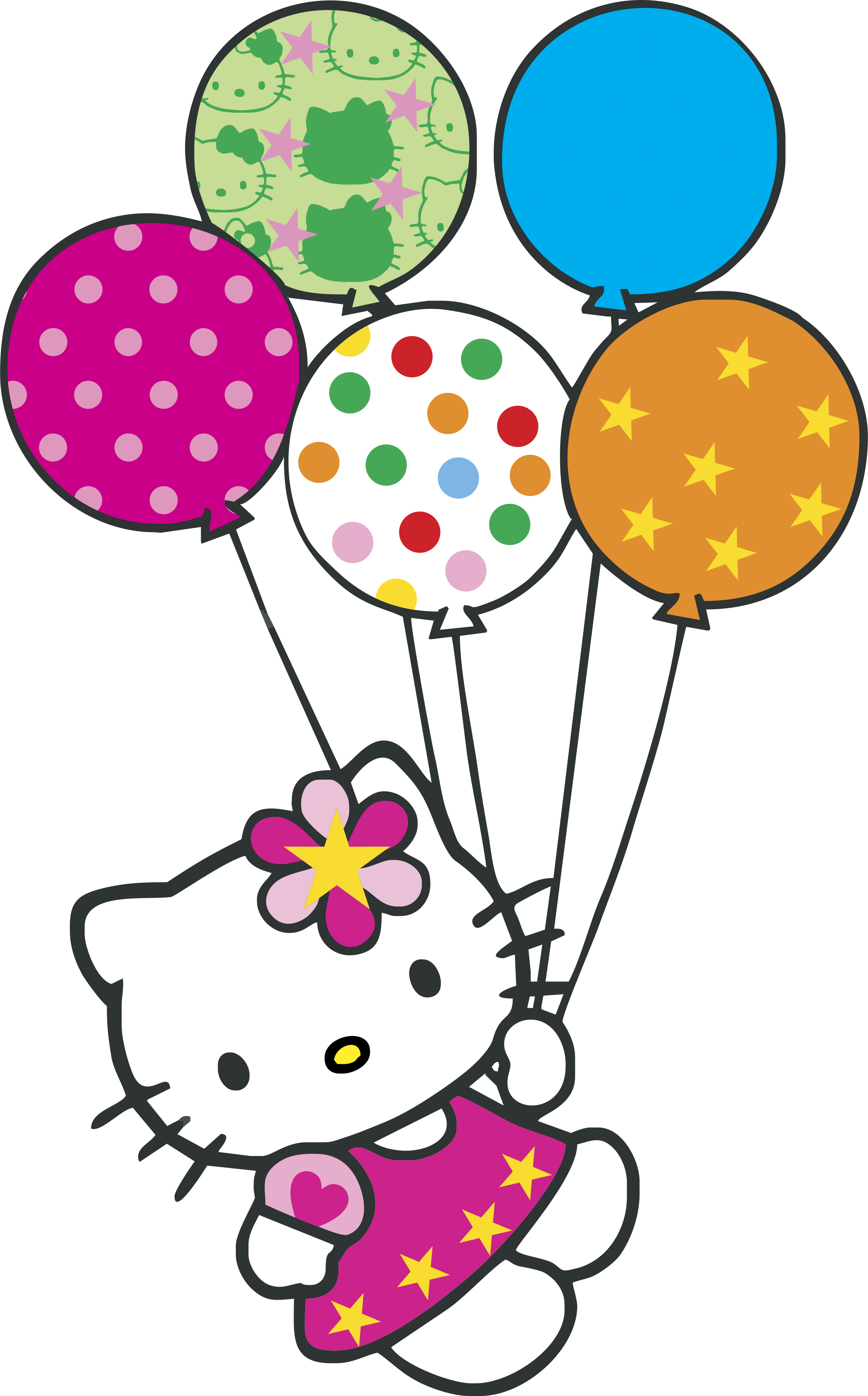 Pink Kitty Transparent PNG Image