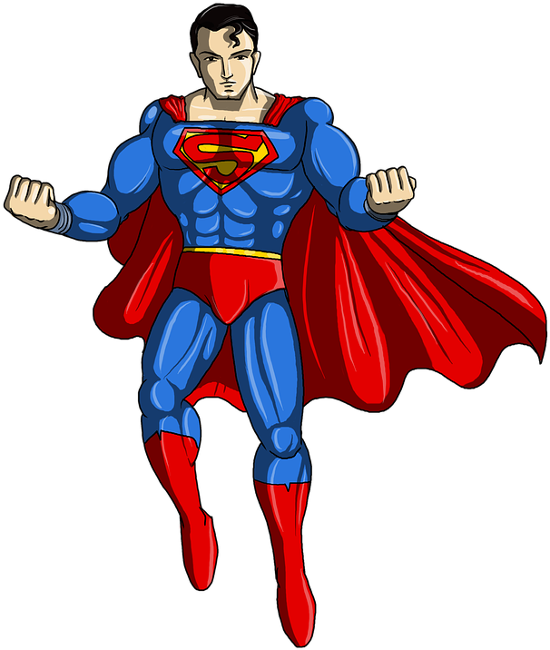 Flying Hero Transparent PNG Image