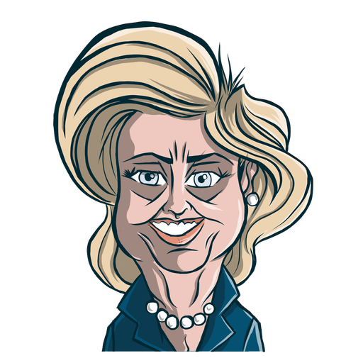 Hillary Clinton Face Transparent PNG Image