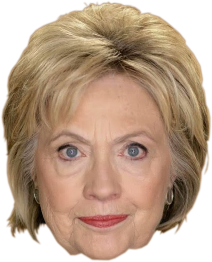 Hillary Clinton Face Transparent PNG Image