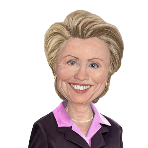 Hillary Clinton Face Transparent PNG Image