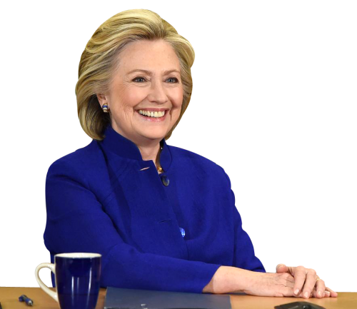 Smiling Clinton Hillary Transparent PNG Image