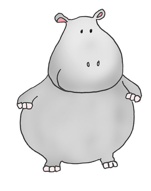 Hippo Vector Transparent PNG Image