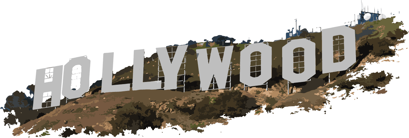 Hollywood Sign Transparent PNG Image