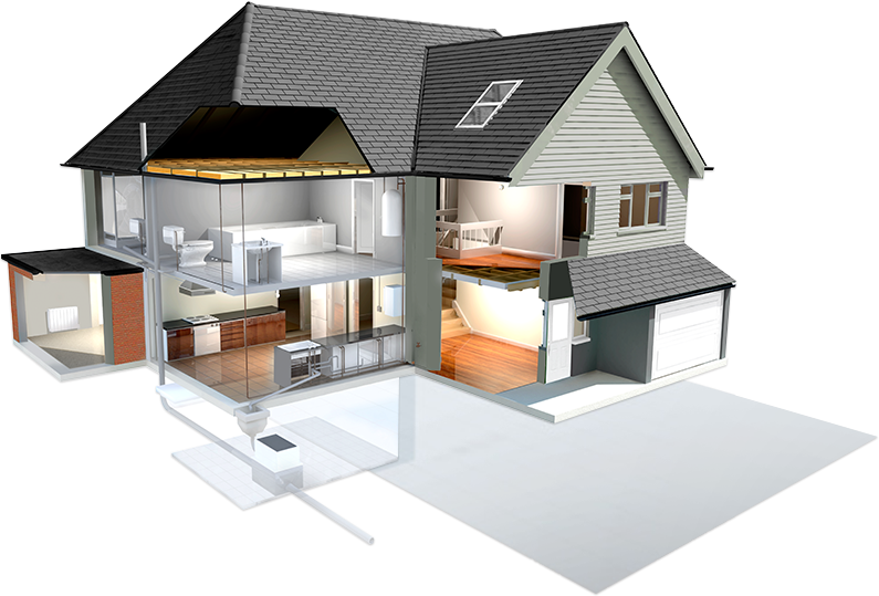 Home High-Quality Transparent PNG Image