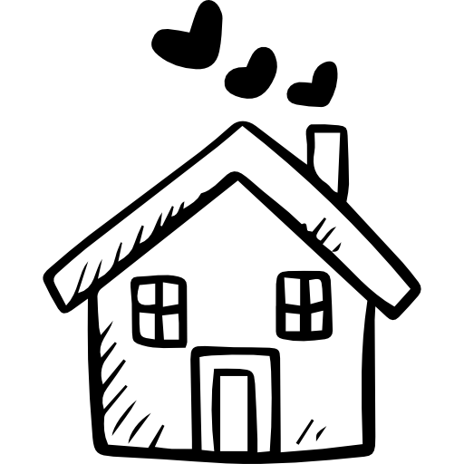 Home Silhouette Transparent PNG Image