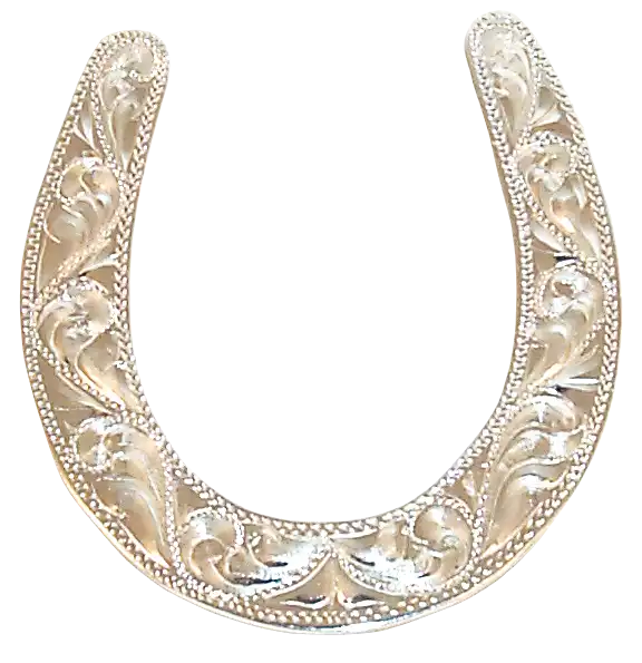 Silver Horseshoe Transparent PNG Image