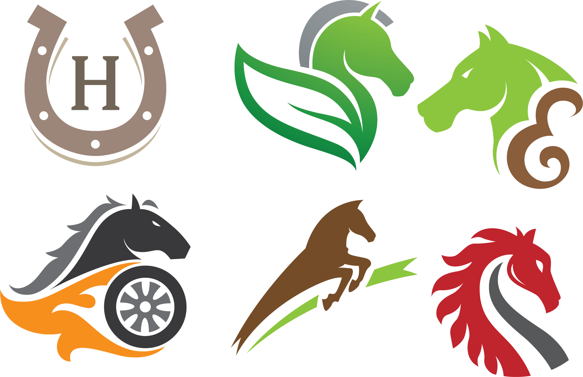 Logo Horse Vector Icon Transparent PNG Image