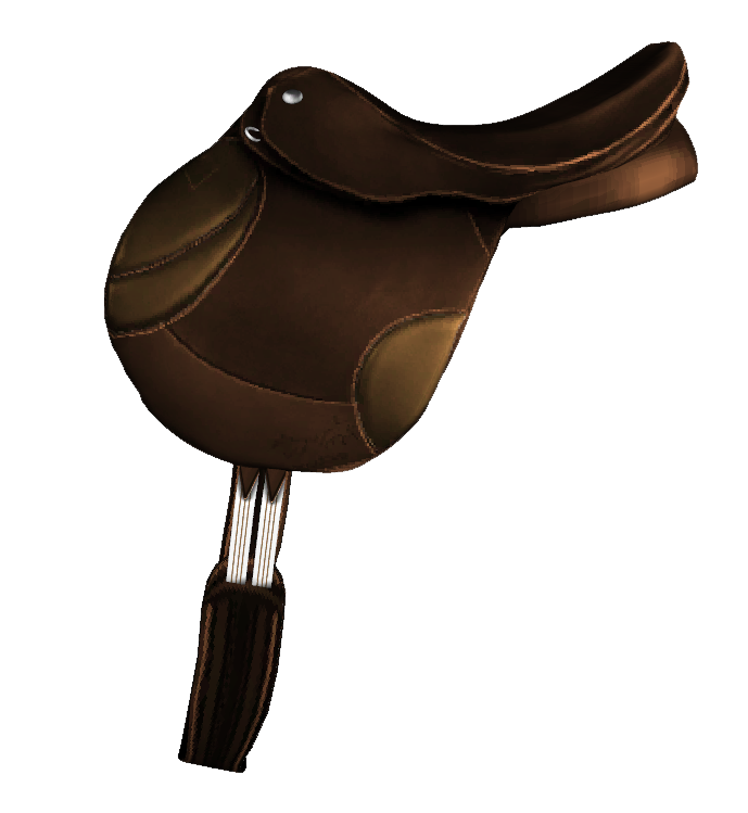 Sims Horse Tack Saddle Transparent PNG Image