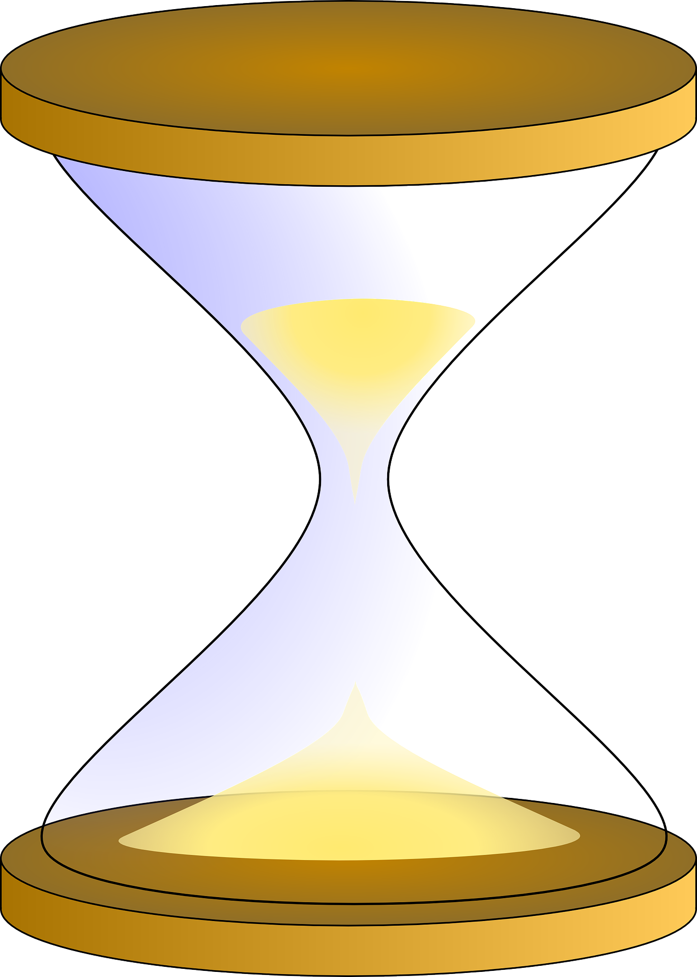 Sandglass Animated Hourglass Transparent PNG Image