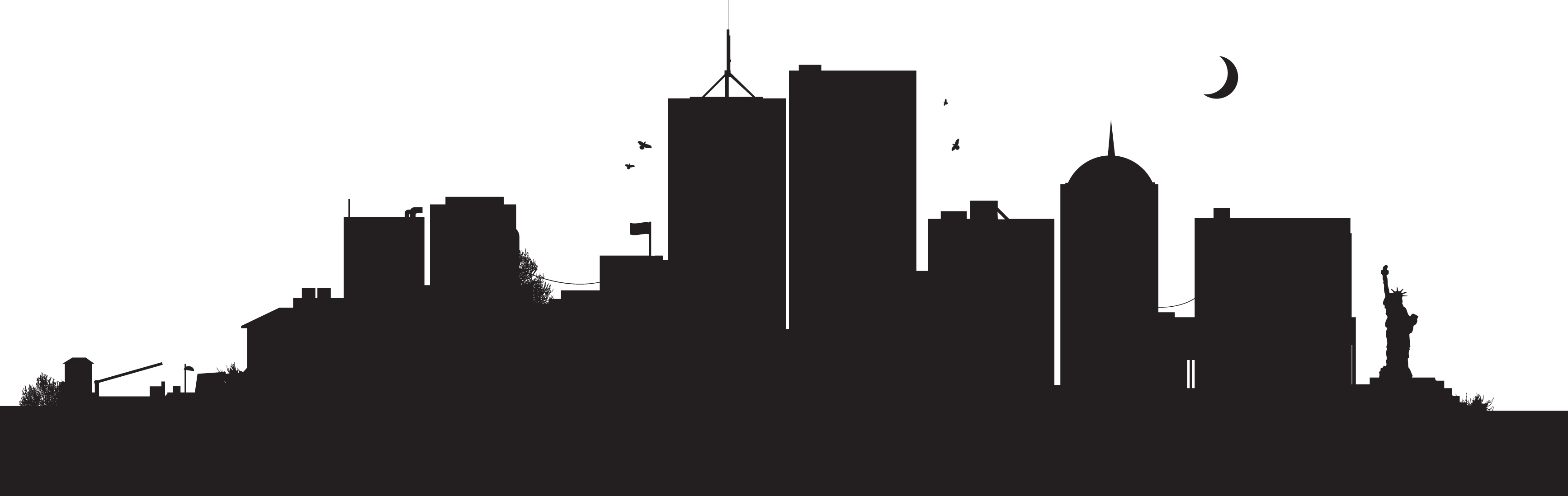 Building Silhouette Transparent PNG Image