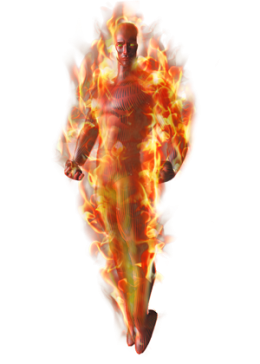 Human Torch Transparent PNG Image