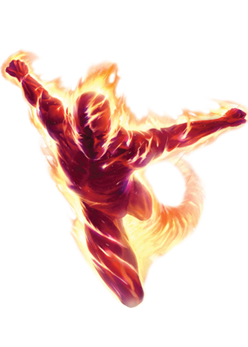 Human Torch Transparent PNG Image