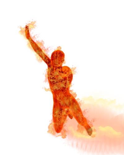 Human Torch Transparent PNG Image