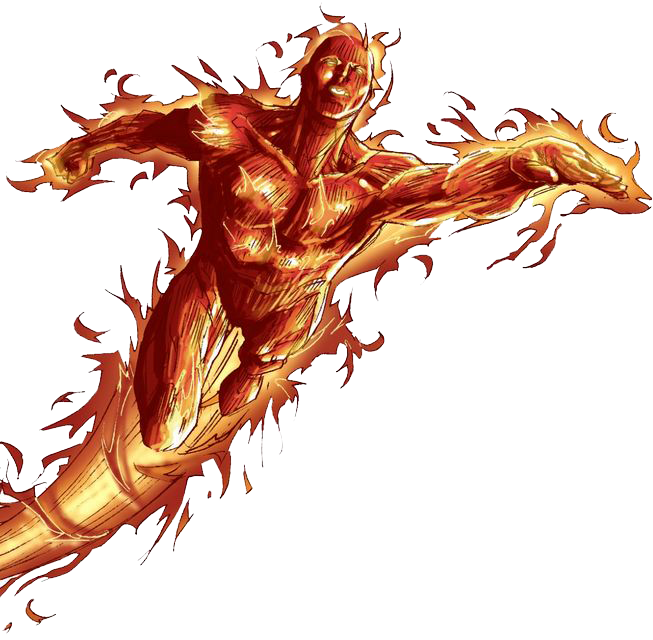 Human Torch Transparent PNG Image