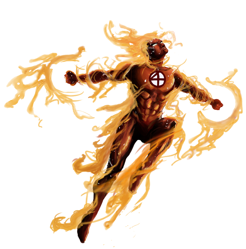 Human Torch Transparent PNG Image