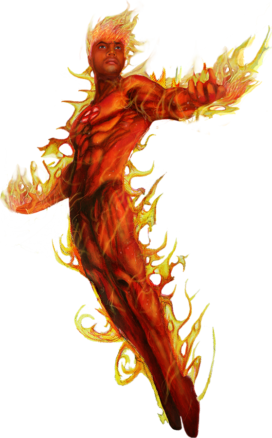 Human Torch Transparent PNG Image