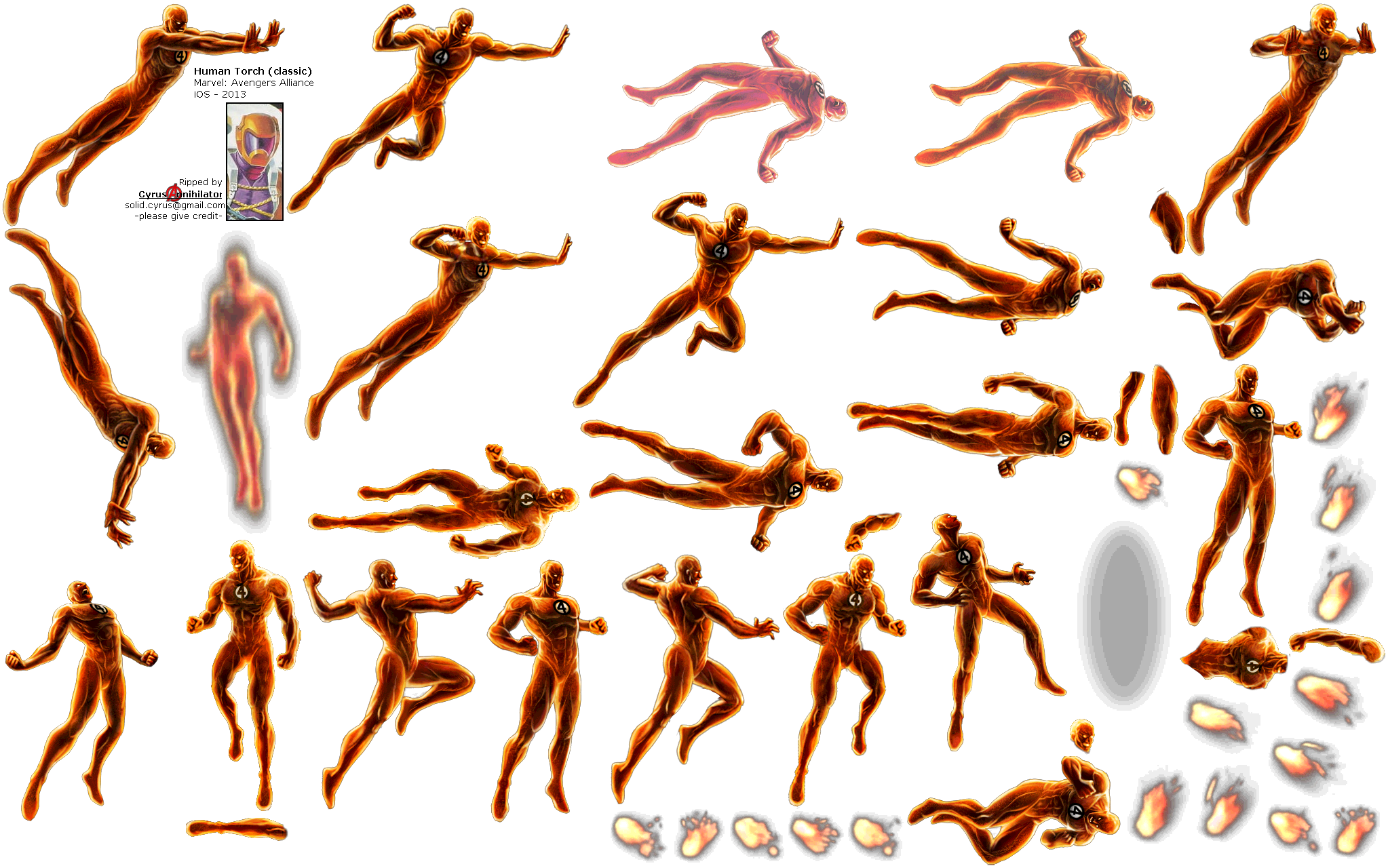 Human Torch Transparent PNG Image