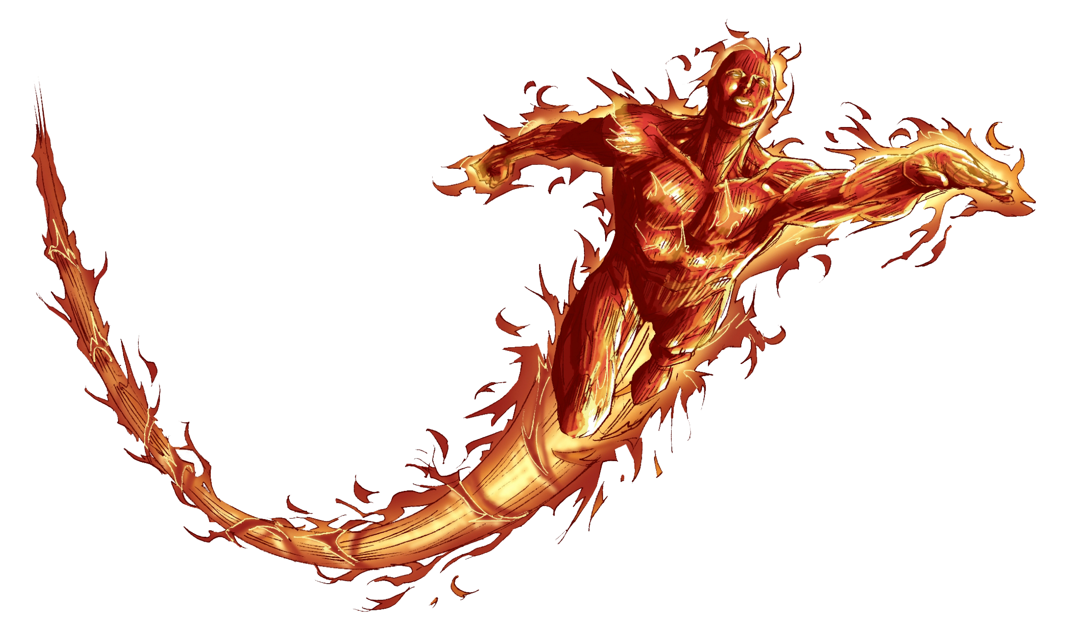 Human Torch Transparent PNG Image