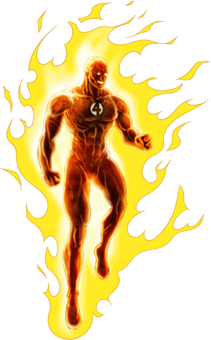 Human Torch Transparent PNG Image