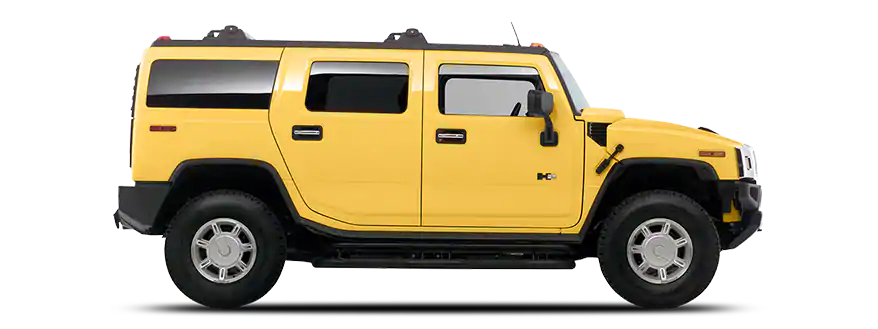 Hummer Yellow Transparent PNG Image