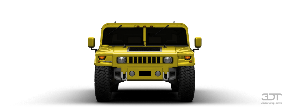 Hummer Yellow Transparent PNG Image