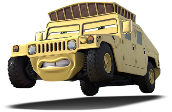 Hummer Yellow Transparent PNG Image