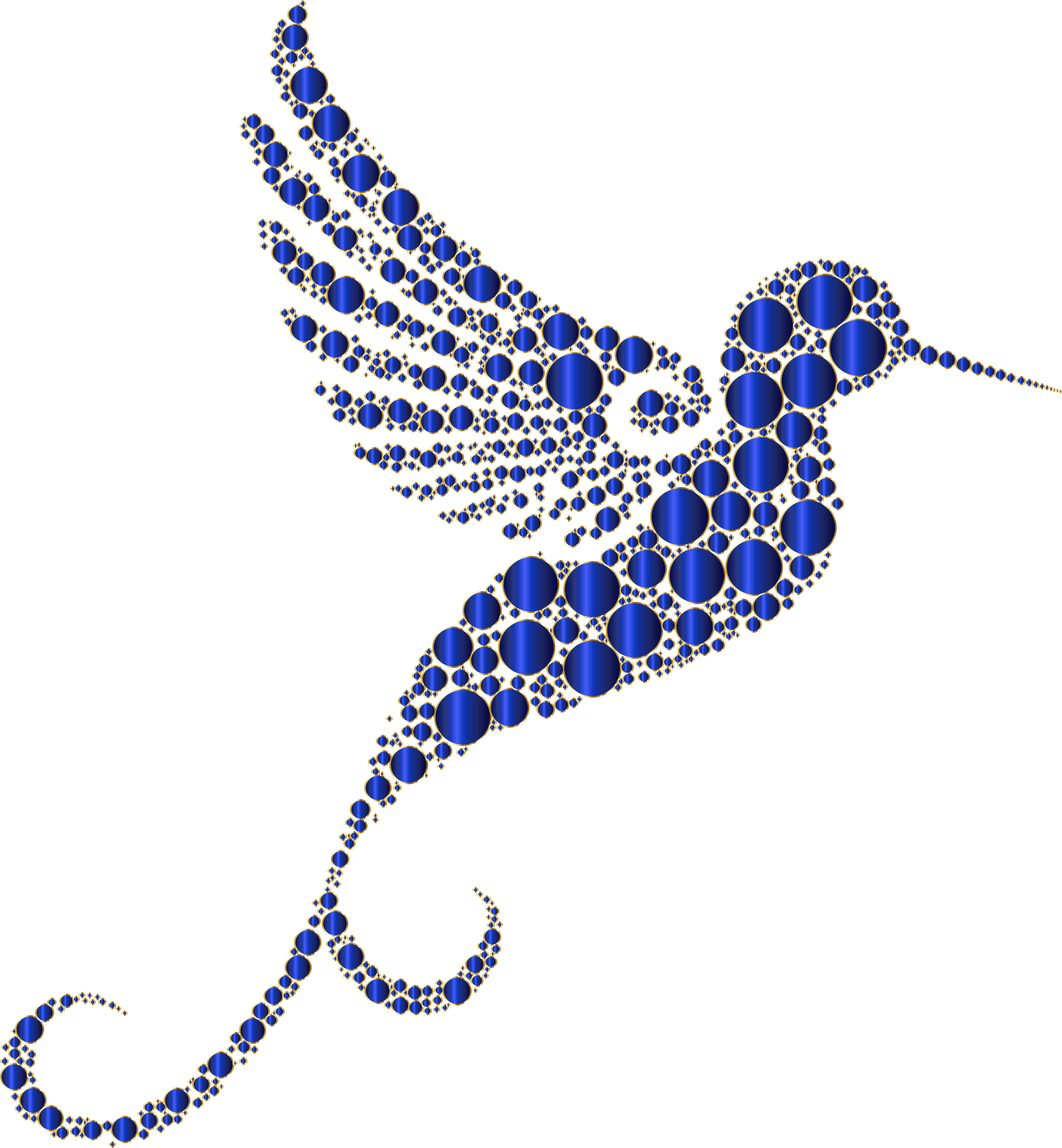 Pic Flying Silhouette Hummingbird Transparent PNG Image