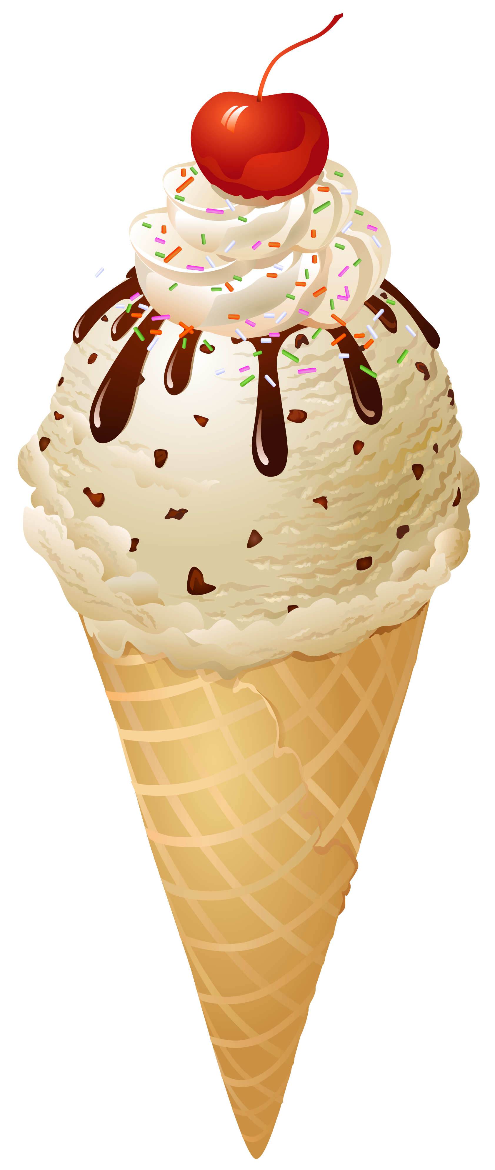 Ice Cream Cone Transparent PNG Image