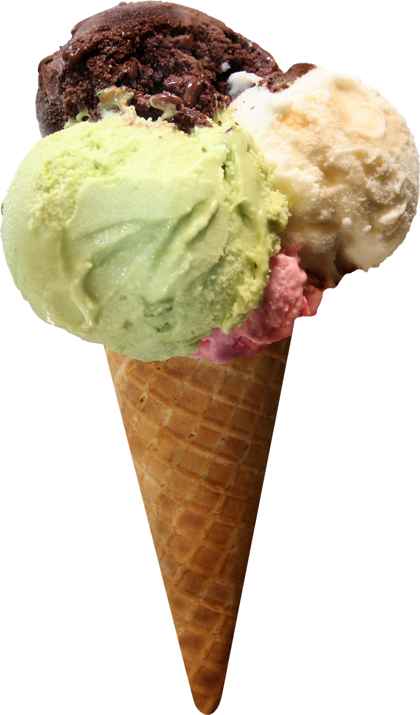 Ice Cream Cone Transparent PNG Image