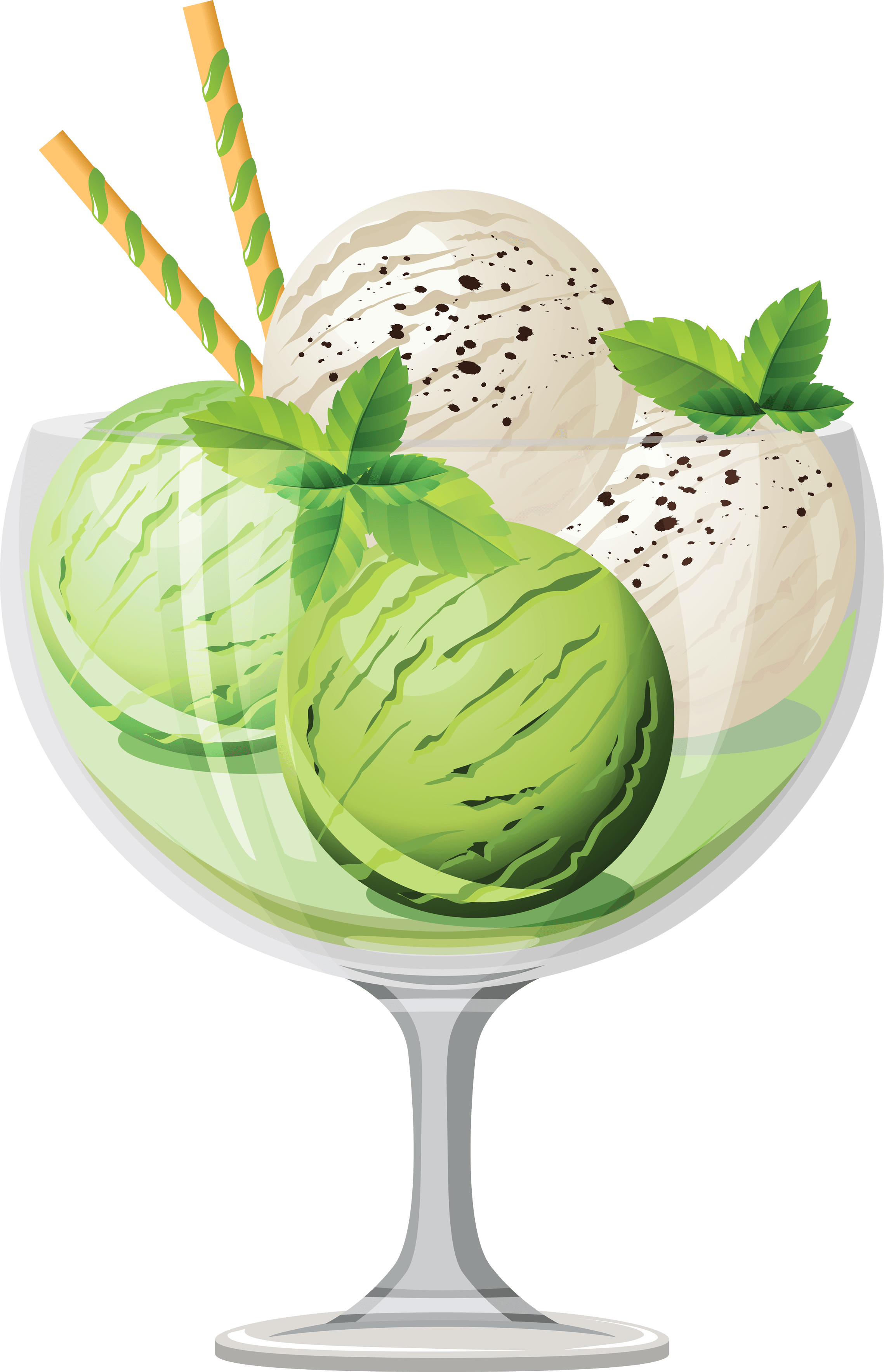 Fruit Ice Cream Transparent PNG Image