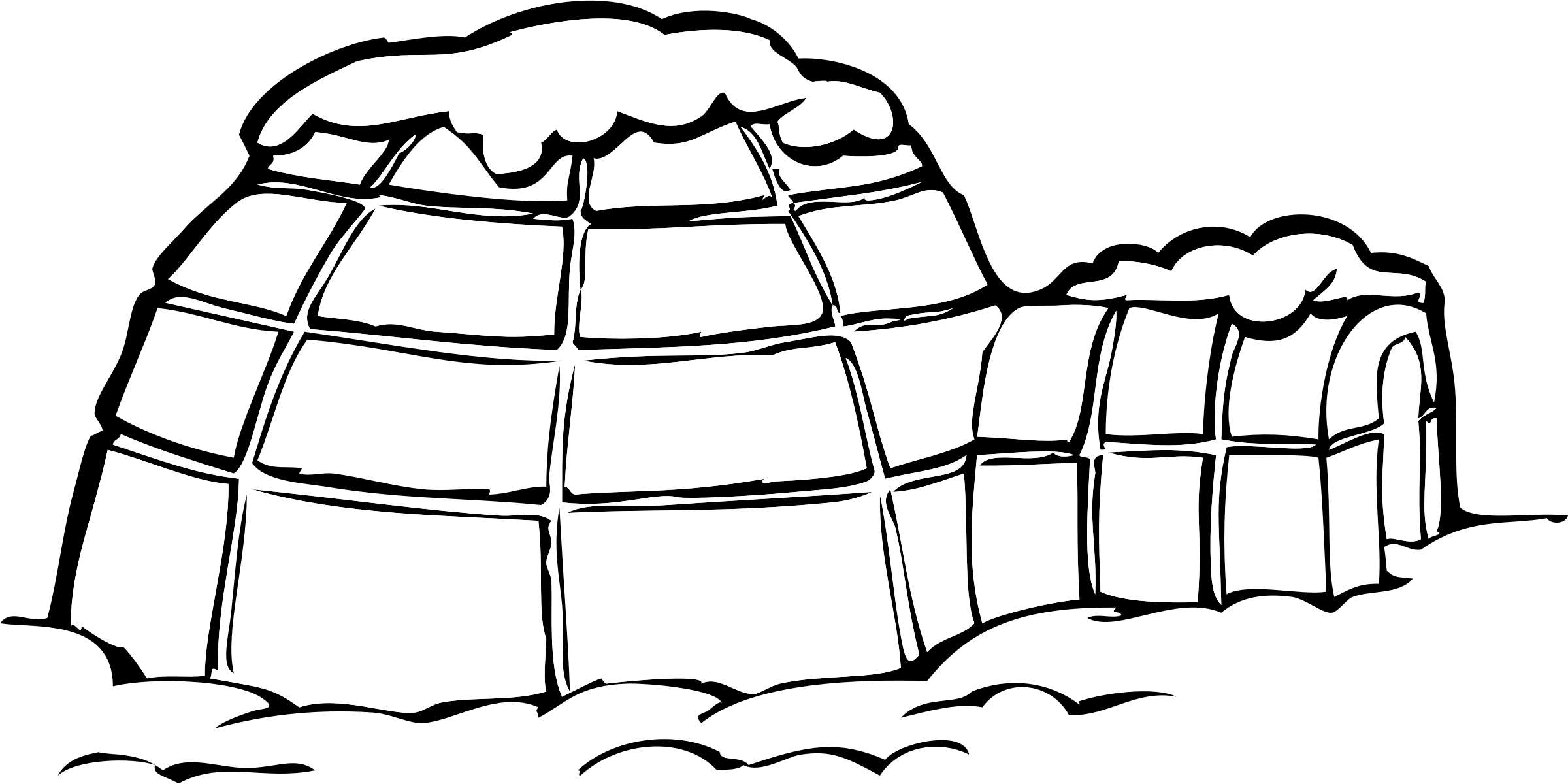 Igloo Background Transparent PNG Image