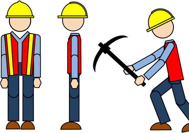 Industrial Vector Worker Transparent PNG Image