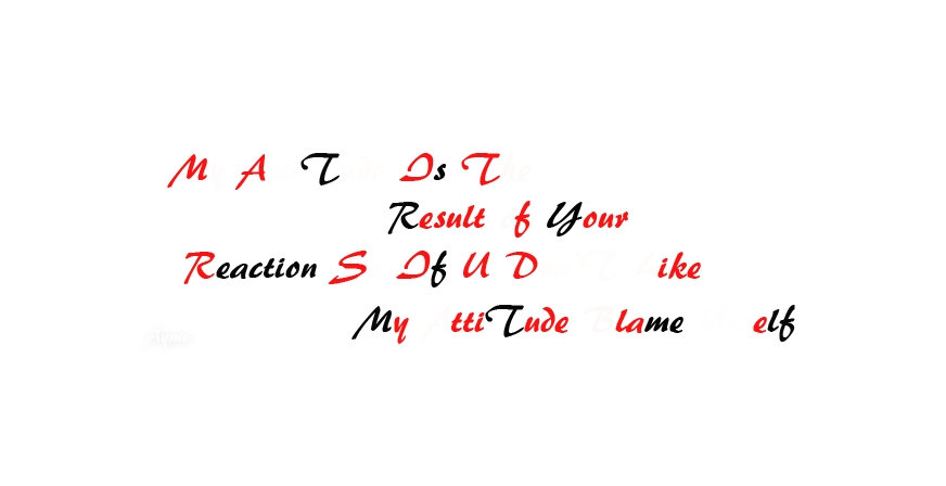 Attitude Design Quotes Transparent PNG Image