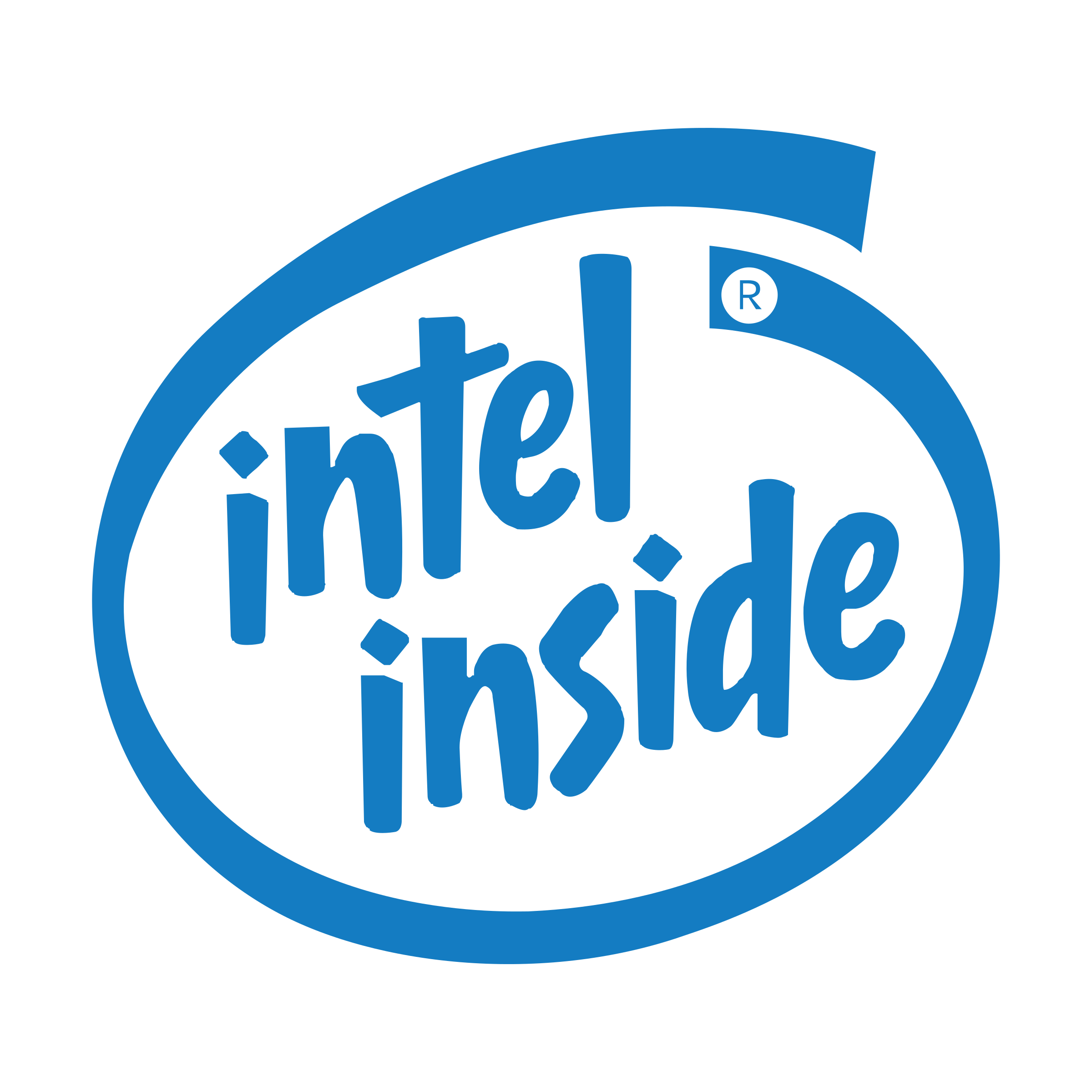 Logo Intel Transparent PNG Image