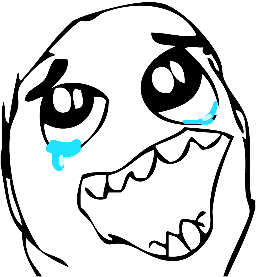 Happy Crying Meme Transparent PNG Image