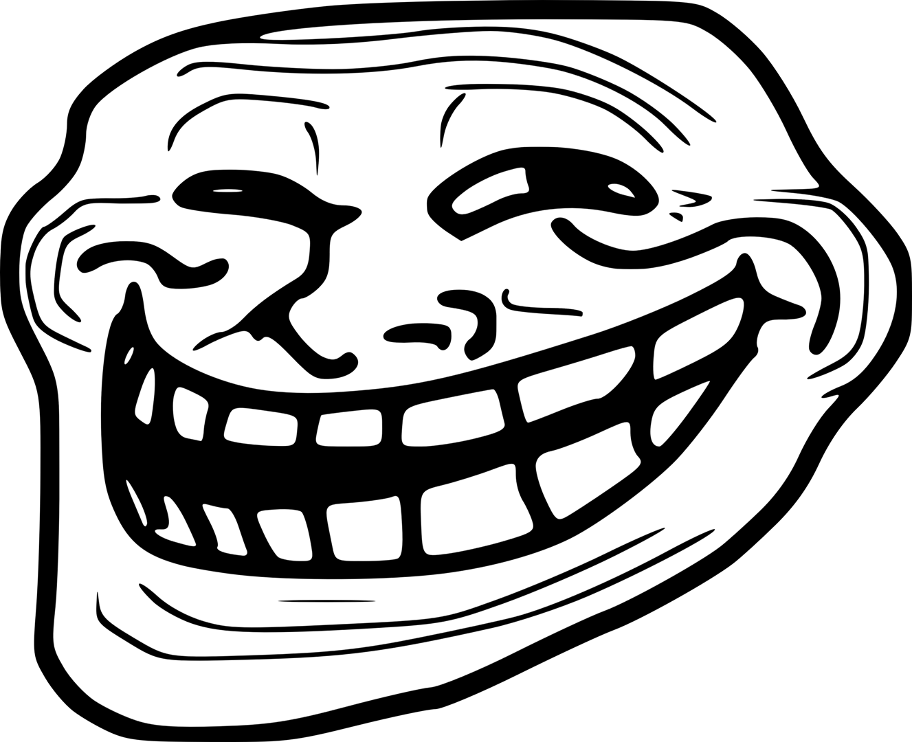 Troll Face Meme Transparent PNG Image