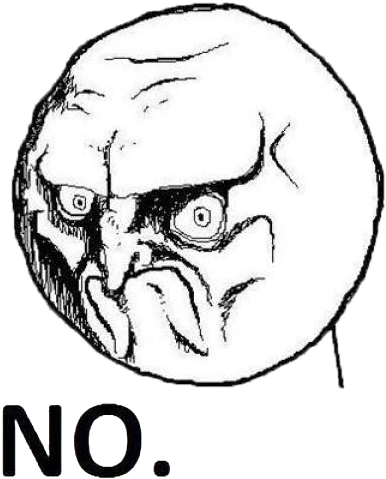 No Guy Meme Transparent PNG Image