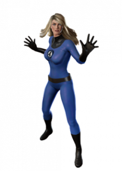 Invisible Woman Transparent PNG Image