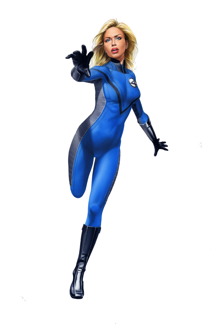 Invisible Woman Transparent PNG Image