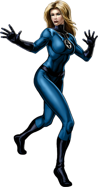 Invisible Woman Transparent PNG Image